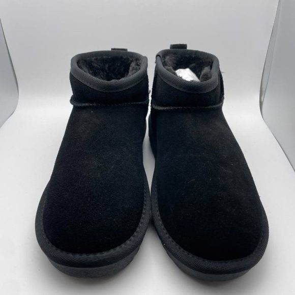 CUSHIONAIRE Women's Cozy pull on boot black 8 - Picture 2 of 6